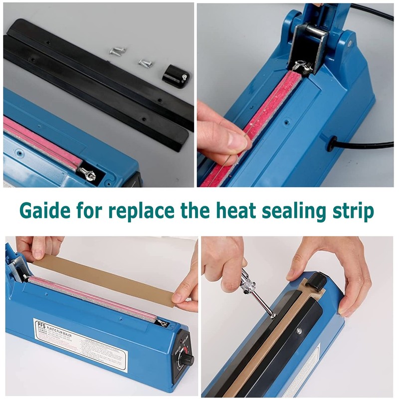 Impulse Heat Sealer Manual Bags Sealer Heat Sealing Machine 12