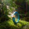 Zollen Silicone Ring with Stone - Round Cut Cubic Zirconia