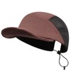 CLAPE Mesh Cap Men's Short Peak 5 Panel Baseball Cap
