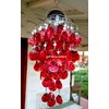 Solar Ladybug Capiz Shell Windchimes/Chandelier Ladybug Capiz Chimes Solar lantern