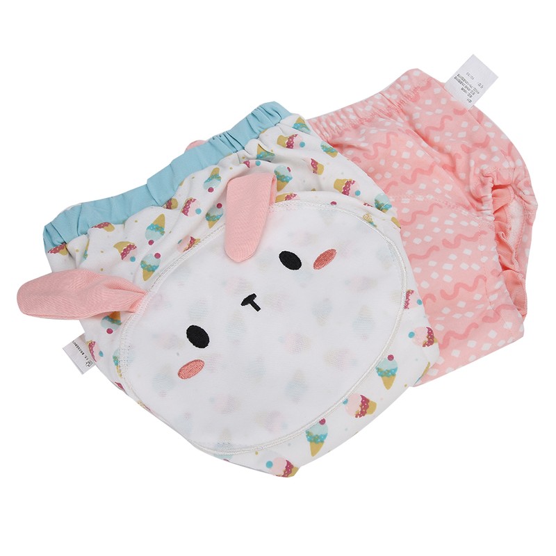 Learning Pants Cartoon Patch Cloth Diapers Baby Toilet Training Washable