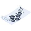 Liseng Black Decal Flower Sticker Waterproof Removable Vehicle Strip Cover