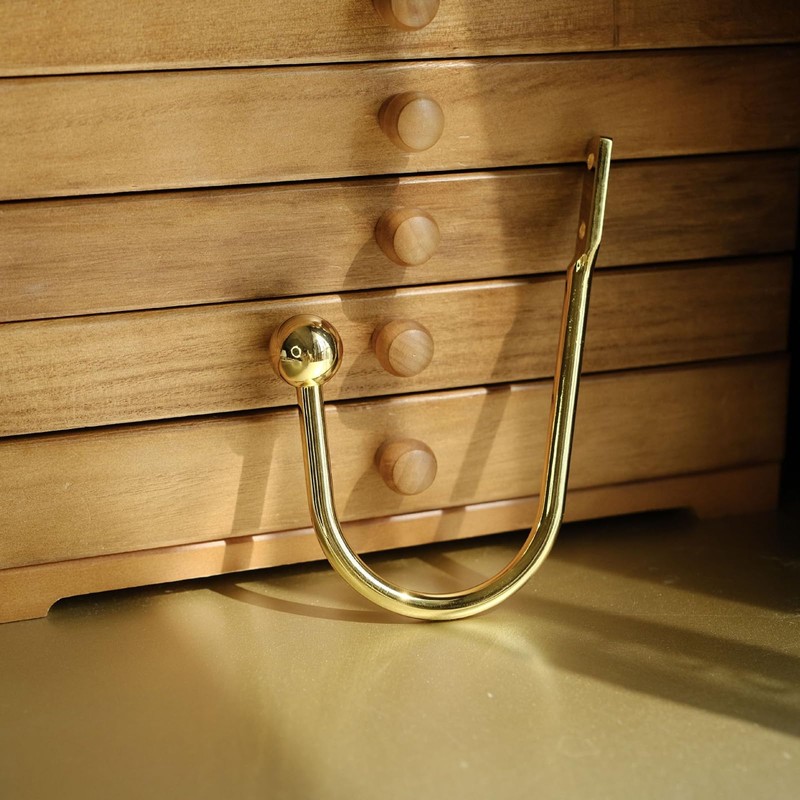 Gripebao 4 Pack Drapery Holdbacks, Pull Backs Wall Mount, Metal