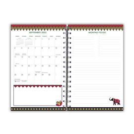 Designer Essentials September 2022-December 2023 Lifestyle Planner: Elephant (DESIGNER ENGAGEMENT)