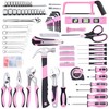 FASTPRO 267-Piece Pink Tool Set, Home Repairing Tool Kit with
