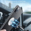 Soporte Para Coche De Aluminio Plateado Con Rotación Doble