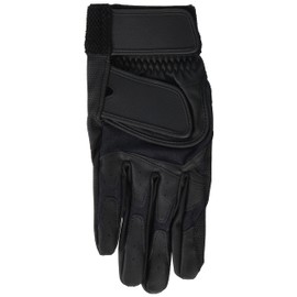 GP 37138 Baseball Batting Gloves, Right Hand, Black, Large, 10.2-10.6 inches (26-27 cm), For Practice, High School Baseball, Washable, Double Belt