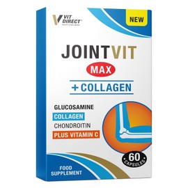 Joint VIT Max Supplements - 60 Capsules - with Added Collagen, Chondroitin & Vitamin C