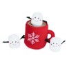 ZippyPaws - Holiday Burrow, Interactive Squeaky Hide and Seek Plush