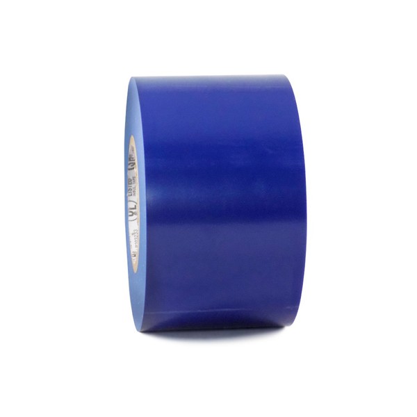 T.R.U. EL-766AW Blue General Purpose Electrical Tape 2" (W) x 66' (L) UL/CSA listed core. Utility Vinyl Synthetic Rubber Electrical Tape