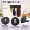 Hair Extension Hanger，Black Hair Extension Holder for Styling, Washing, Drying,