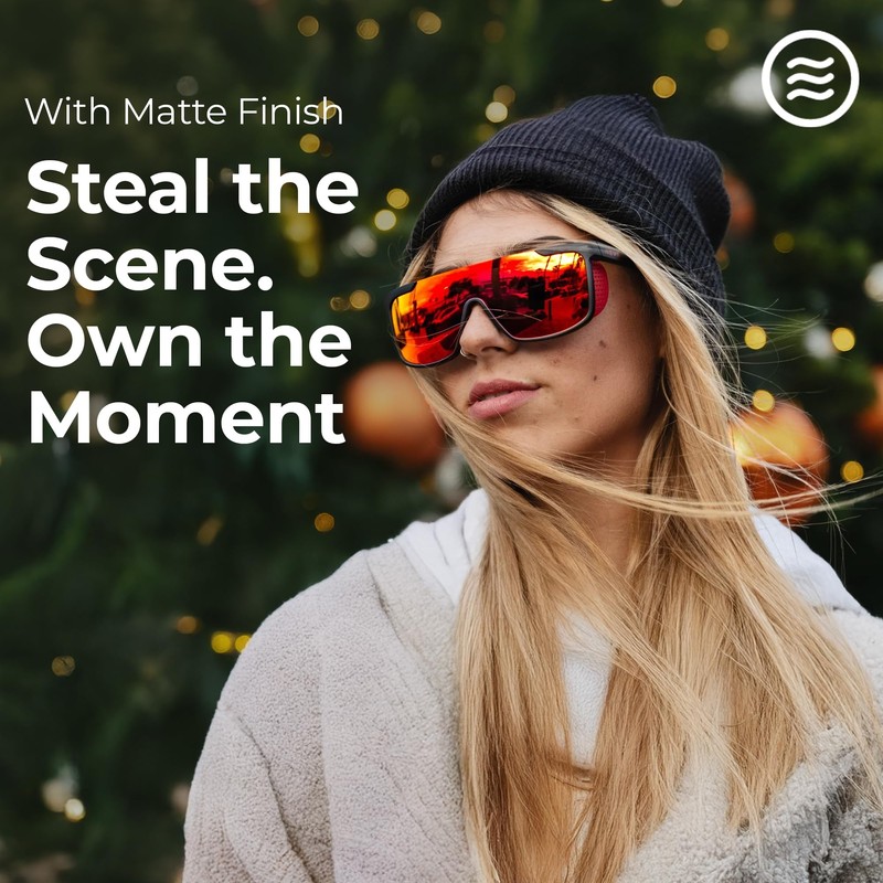 NEVEN Daywalkers  UV Polarized Glasses - Stylish Sporty Sunglasses -