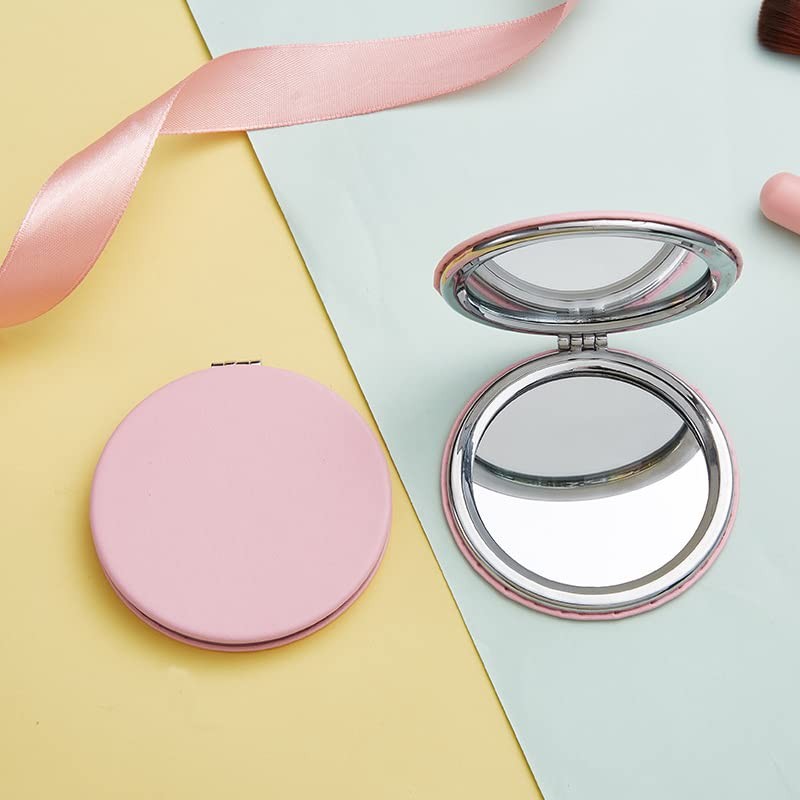 50 PCS Small Mini Sponges and Powder Puff With Mirror,