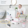 Harwaya Two Step Stools for Toddlers Girls, Small Kids Step