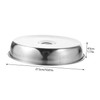 OHPHCALL Stainless Steel Steak Cover Heat Resistant Cooking Dome for