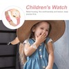 ibasenice Cat Children Watch Cartoon Waterproof Metal Faux Leather Kids