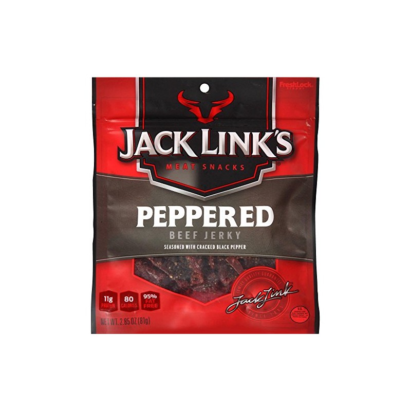 Jack Links Beef Jerky, Peppered, 2.85 oz (Pack of 1)