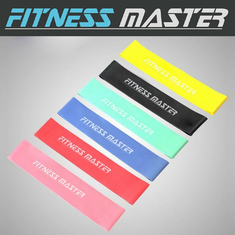 6PCS Resistance Loop Bands Mini Band Exercise Crossfit Strength Fitness