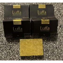 Original FLUFFY LUFFA Body Scrub Soap X4 REMOVE DIRT Dark Spots Dead Skin Cells - 80Kg