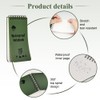 OSDUE Waterproof Paper Pocket Notebook 5 Pack (with a pen),