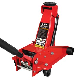 BIG RED ATZ830023WR Torin Hydraulic Floor Jack: Ultra-Lightweight with Dual Pump Quick Lift, Heavy Duty Steel, Convenient for Daily Use, 3 Ton (6,000 lbs Capacity)