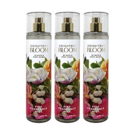 Bath and Body Work Brightest Bloom 3 Piece Fine Fragrance Mist Gift Set Bundle - Full Size