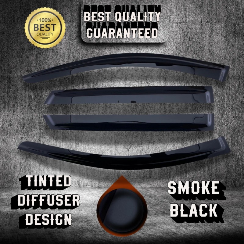 GIT Fits 2013-2018 Hyundai Santa Fe Out-Channel Window Visor Sun