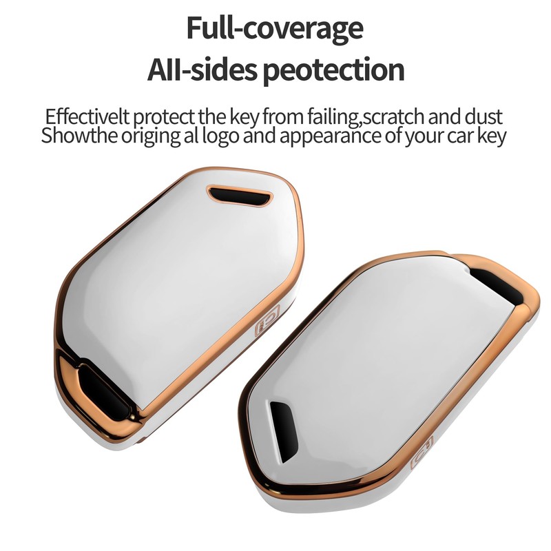 Bqepe for Kia Key Fob Cover Keychain Fit for, 2023