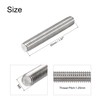 sourcing map 15Pcs M8 x 50mm Fully Threaded Rod 304
