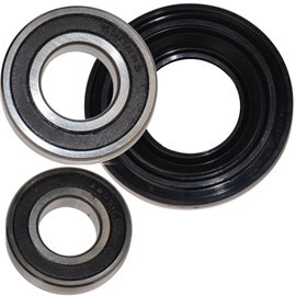 HQRP Bearing and Seal Kit Works with Whirlpool Duet Sport WFW8200TW01 WFW8300SW0 WFW8300SW01 WFW8300SW02 WFW8300SW03 WFW8300SW04 WFW8300SW1 Front Load Washer Tub