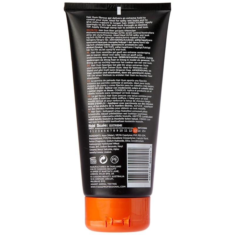 Fudge Hair Gum Extreme Hold Controlling Gel, 5.07 Ounce