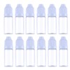 OHEETU 50 Pcs 10ml Clear Plastic Squeezable Dropper Bottles Empty
