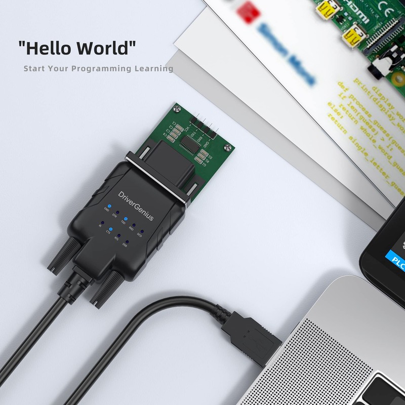 DriverGenius USB232A-E-A | USB to Serial/RS232 (DB9) Adapter – A