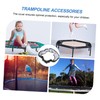 Mipcase 1Pc Trampoline Cover Replacement Black Sponge Protector for Round