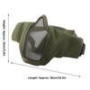 V10 Half Face Steel Mesh Breathable Protective Face Guard Competition