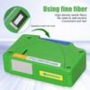Fiber Optic Cleaning Box Efficient Optical Fiber Connector Cleaner ABS