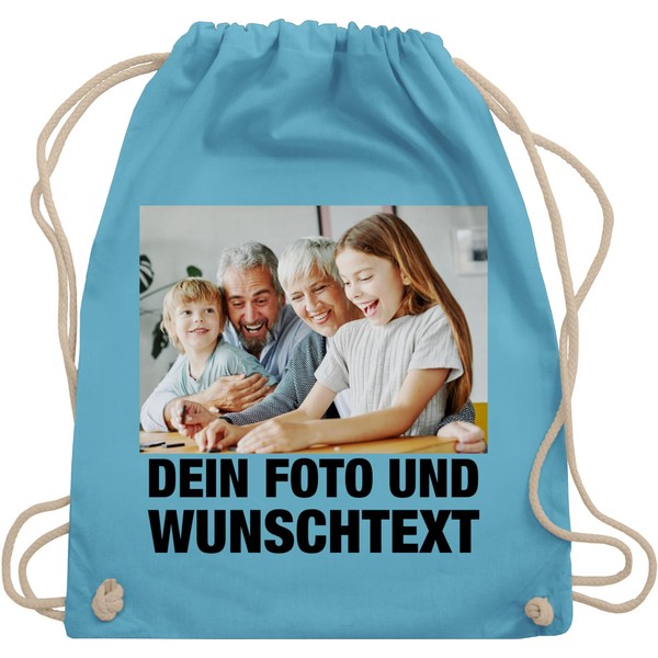 Geschenk mit Namen personalisiert by Shirtracer - Gym Bag Backpack