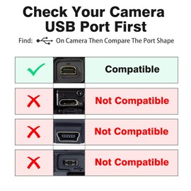 AGVEE 2 Pack 4ft USB Mini 8 Pin Charger Transfer Cable for Nikon UC-E6/E16/E17/E23 Camera Coolpix L22 B500 AW100 D750 D3300 D3200 S9500 S9300 S9100 S6800 S6200, Sony Cybershot W830 W800, Black