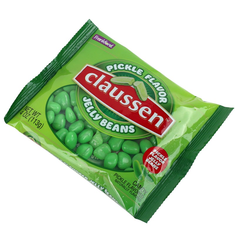 Frankford Claussen Pickle Jelly Beans (Jelly Bean 3 Pack)