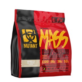 Mutant Mutant Mass | Weight Mass Gainer Protein Powder - high Calorie Protein Powder for Muscular Mass - Vanilla Ice Cream - 5 Pound