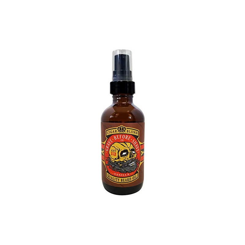 Grave Before Shave Beard Oil (Cigar Blend) 4 oz. Bottle