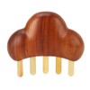 Sandalwood Massage Comb Wide Tooth Scalp Scraping Comb with Nose