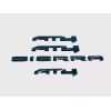 GMC NEW 4PCS Gloss Black AT4 Overlay Emblem Sierra Fit