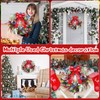 Honoson Christmas Wreath for Car, Truck or Festival Decoration LED
