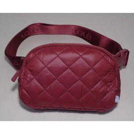 Lolë / Lole / QUILTED / Red / Nylon / New Men's Belt - Shoulder Bag