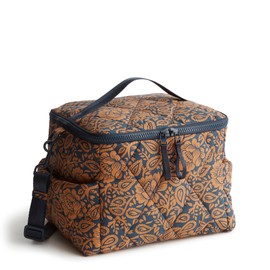 Vera Bradley Featherweight Lunch Cooler, Lotus Montage Roasted Pecan