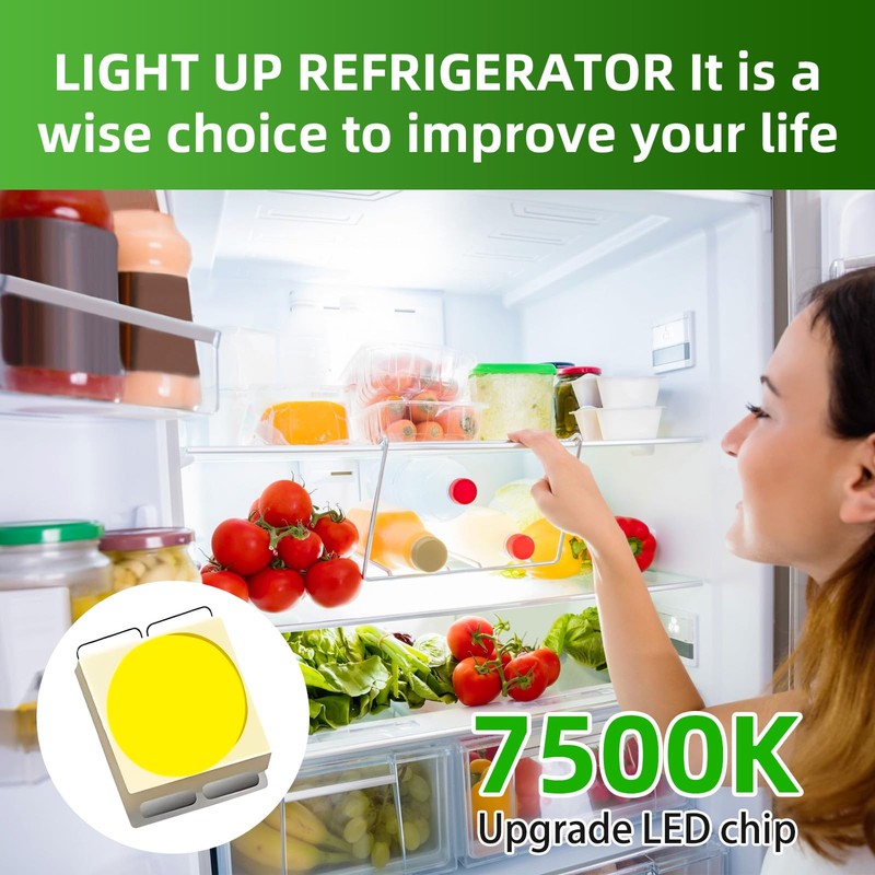 WR55X11132 WR55X25754 Led Refrigerator Bulb Light Replacement, For GE Refrigerator