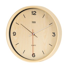 Teesa Uhr Analog Wand Universal 30 cm TSA0048 Hellbraun