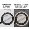 LED Magnifying Lamp with Clamp, Raweao 3X Lighted Magnifying Glass