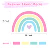 Large Rainbow Wall Sticker for Kids’ Bedroom, Nursery, Playroom(4)